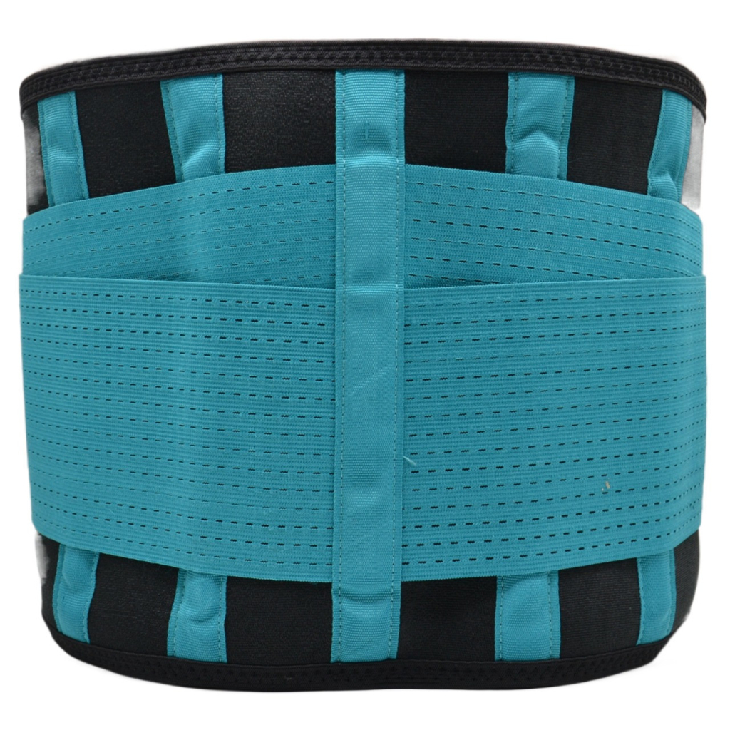 Пояс компресійний MadMax MFA-277 Slimming belt Black/turquoise L (MFA-277-TRQ_L) - зображення 6