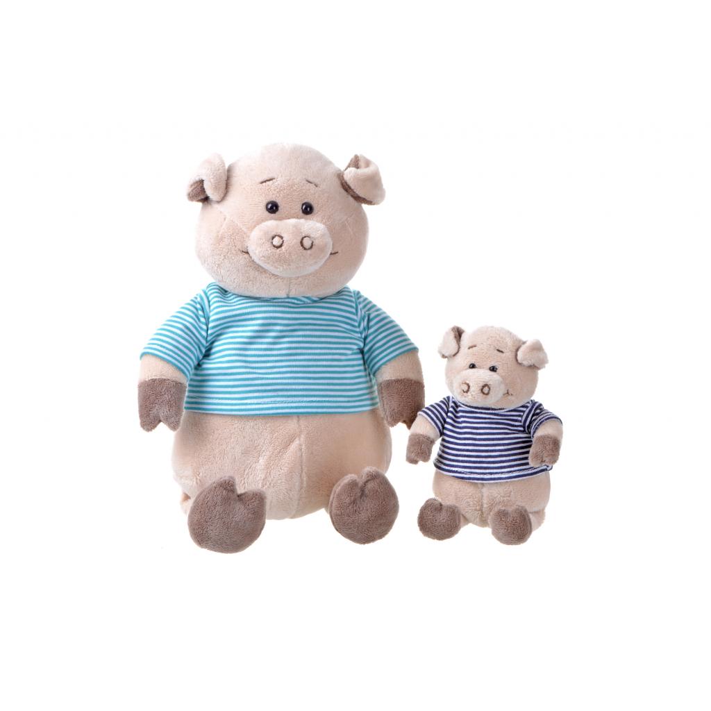 М'яка іграшка Same Toy Свинка в тільняшці (голубий) 35 см (THT715) - зображення 4