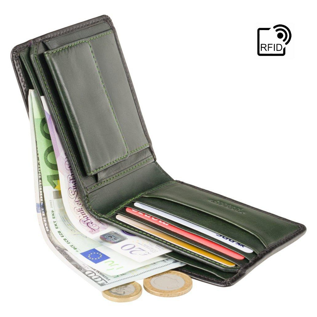 Гаманець Visconti AT60 Arthur з RFID Burnish Green (AT60 GREEN) - зображення 5