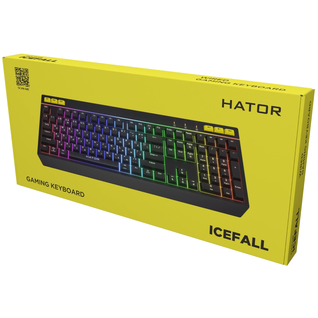 Клавіатура Hator Icefall USB Black (HTK402UA) - зображення 6