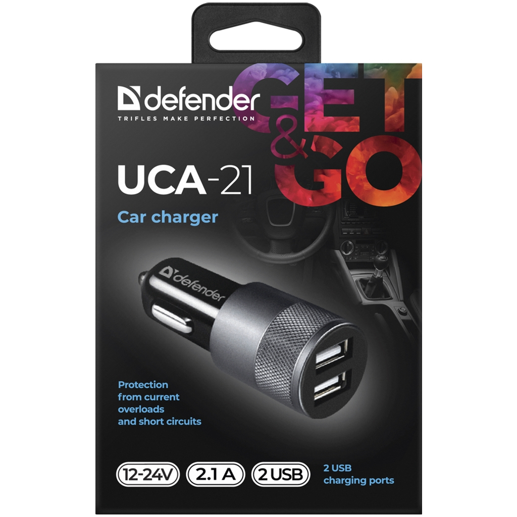 Зарядний пристрій Defender 2xUSB 12W (2xUSB-A) 2.1A UCA-21 (83821) - зображення 5