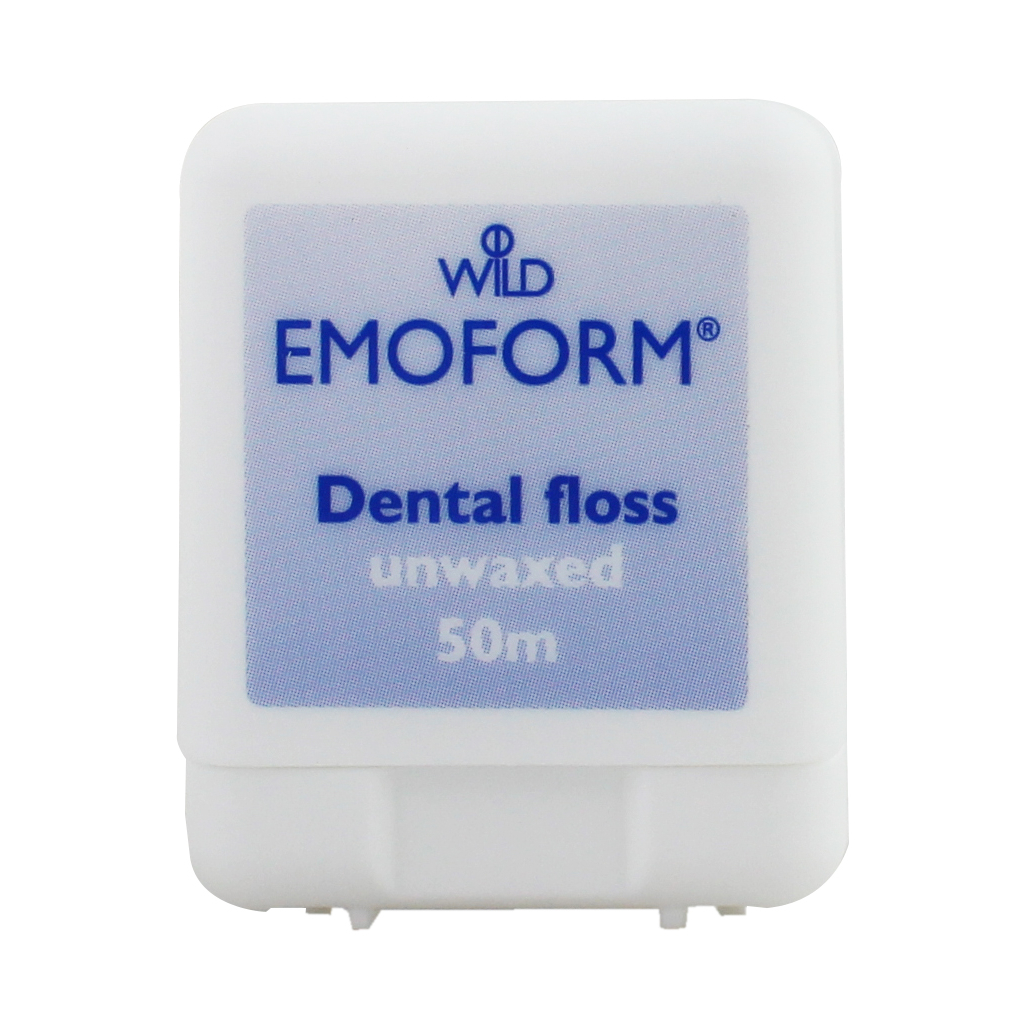 Зубна нитка Dr. Wild Emoform не вощена тонка 50 м (7611841138505) - зображення 1