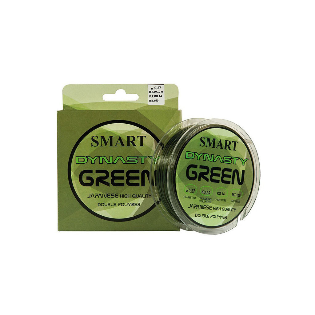 Волосінь Smart Dynasty Green 150m 0.18mm (1300.30.45) - зображення 1