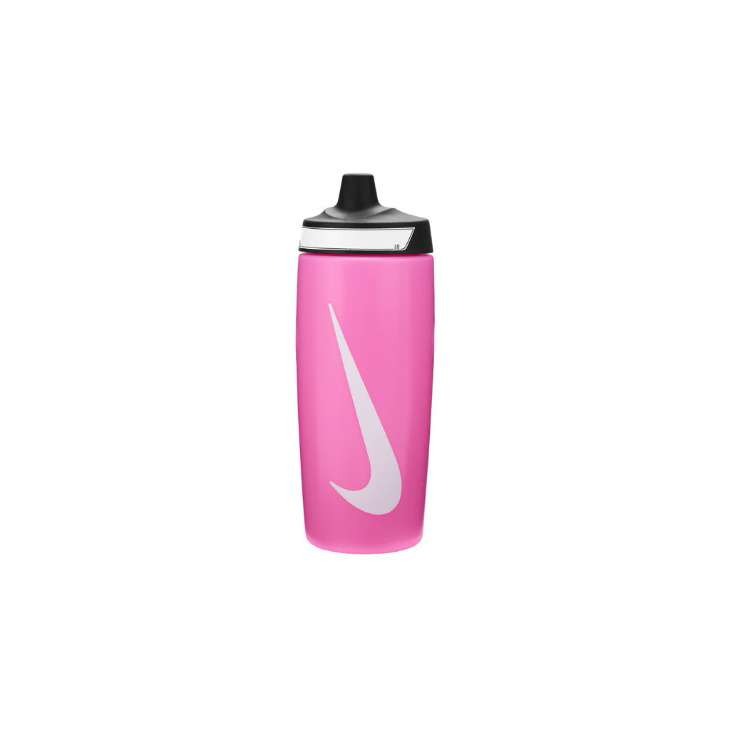 Пляшка для води Nike Refuel Bottle 18 OZ рожевий, чорний, білий 532 мл N.100.7665.634.18 (887791745378) - зображення 1
