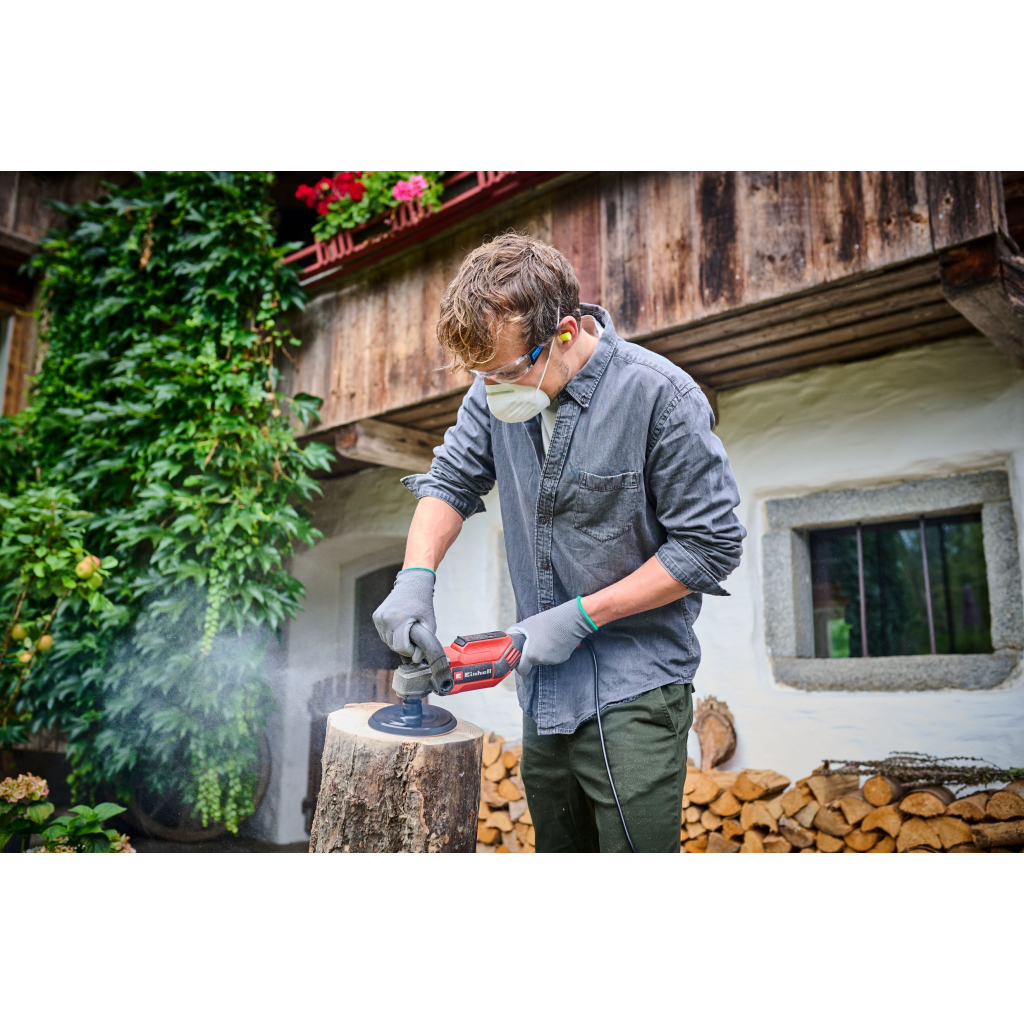 Шліфувальна машина Einhell полірувальна CC-PO 1100/150 CE 1100W, 150мм (2093250) - зображення 7