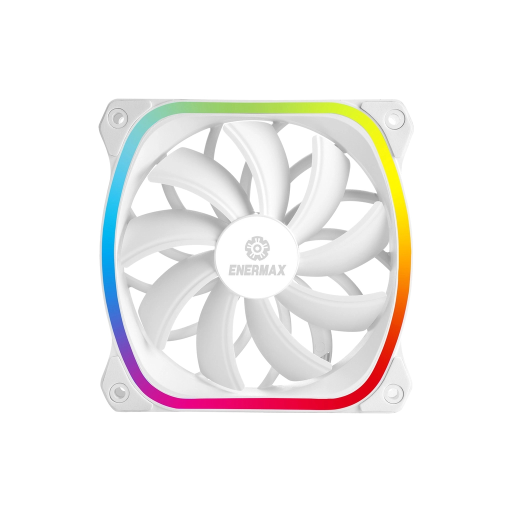 Кулер до корпусу Enermax SquA RGB White (UCSQARGB12P-W-SG) - зображення 1