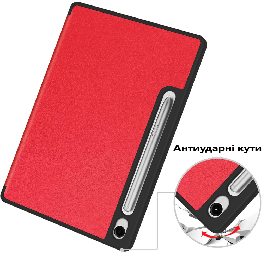 Чохол до планшета BeCover Flexible TPU Mate Samsung Galaxy Tab S10 Lite SM-X400/406 10.9" Red (713830) - зображення 3