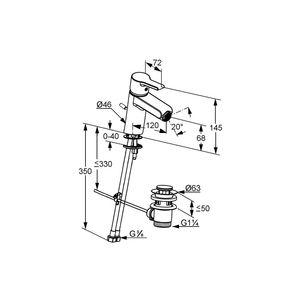 Змішувач KLUDI O-CEAN (384300575) - изображение 2