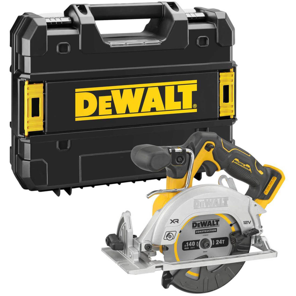 Дискова пила DeWALT 12В XR Li-lon, безщіткова, диск 140х20 мм, 2.2 кг, кейс TSTAK (без АКБ та ЗП) (DCS512NT) - зображення 6