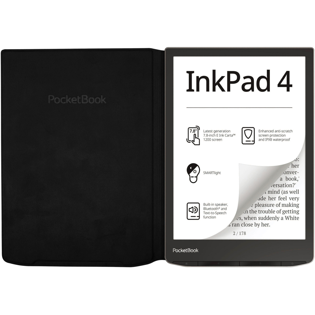Чохол до електронної книги Pocketbook 743 Flip cover black (HN-FP-PU-743G-RB-WW) - зображення 5