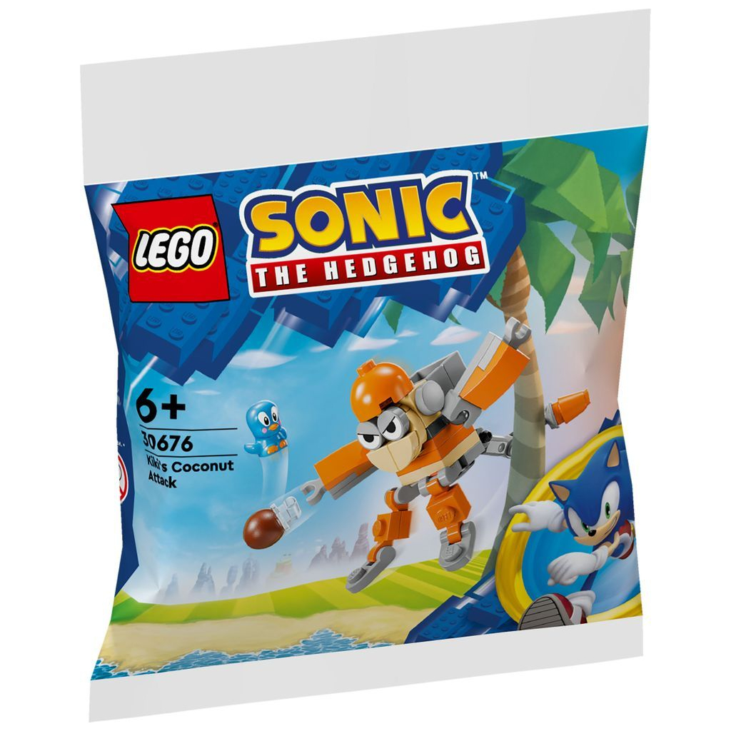 Конструктор LEGO Sonic Кокосова атака Кікі (30676) - зображення 1