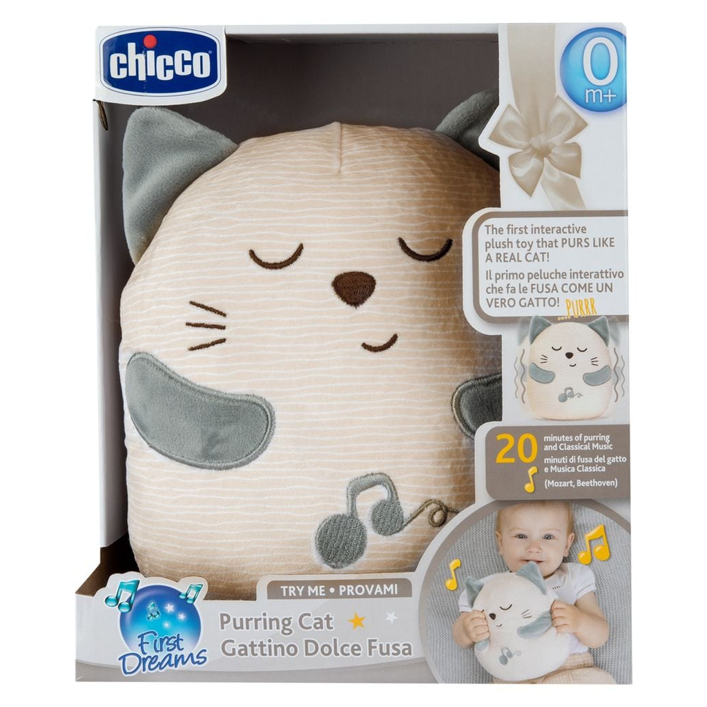 М'яка іграшка Chicco м'яка музична Муркотик з вібрацією (11567.00) - зображення 5