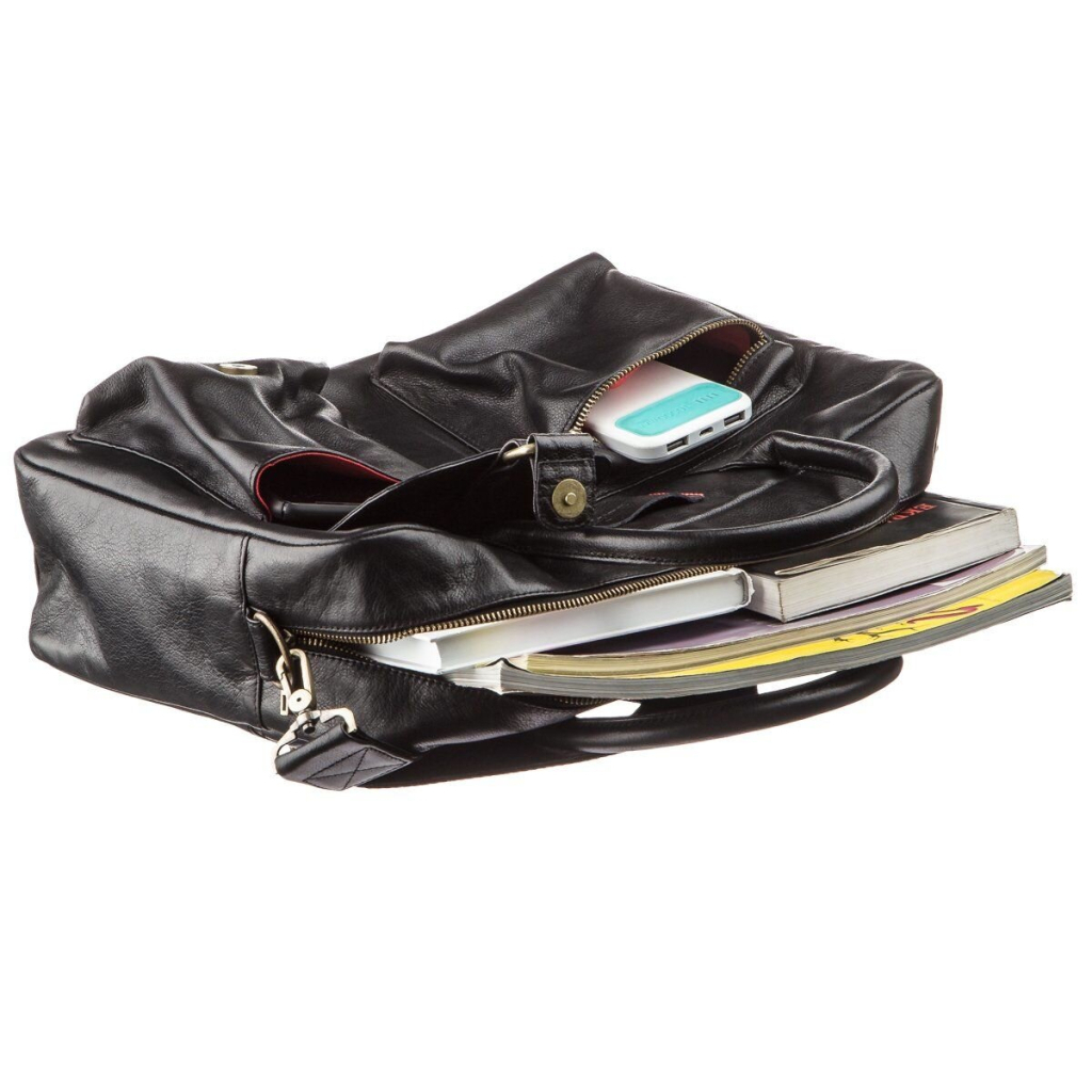 Сумка Shvigel Шкіряна Чорна (19118) - зображення 3