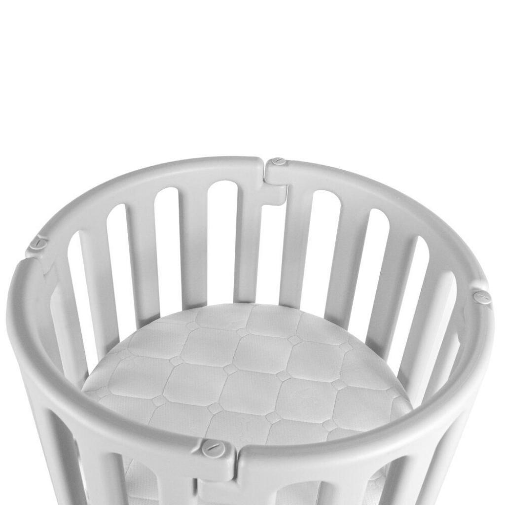 Ліжечко BabyHit Мультифункціональна 5 в 1 з круглим матрацом (73528) - зображення 2