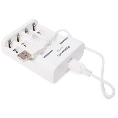 Зарядний пристрій для акумуляторів Panasonic Basic USB Charger+eneloop 4AA 1900 mAh (K-KJ61MCC40USB) - зображення 6
