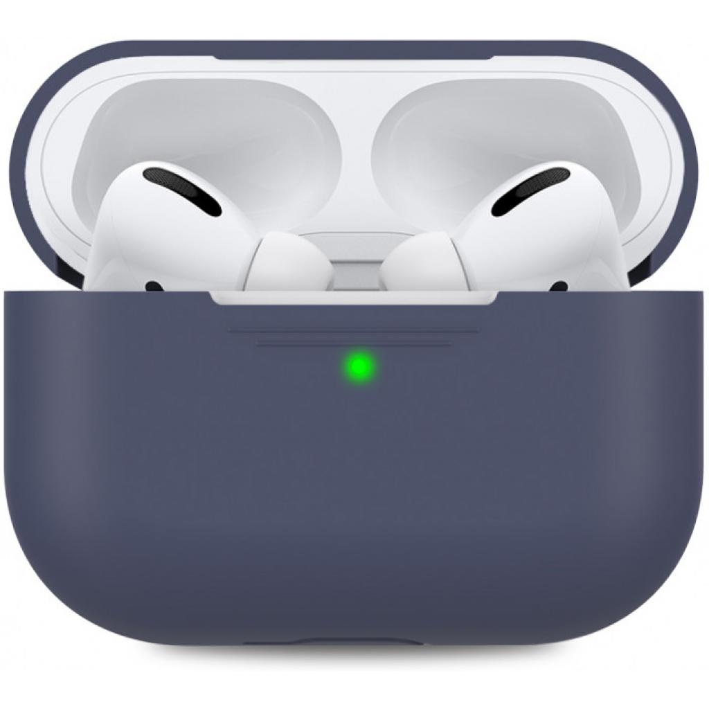 Чохол для навушників MakeFuture Apple AirPods Pro Silicone Blue (MCL-AAPBL) - зображення 1