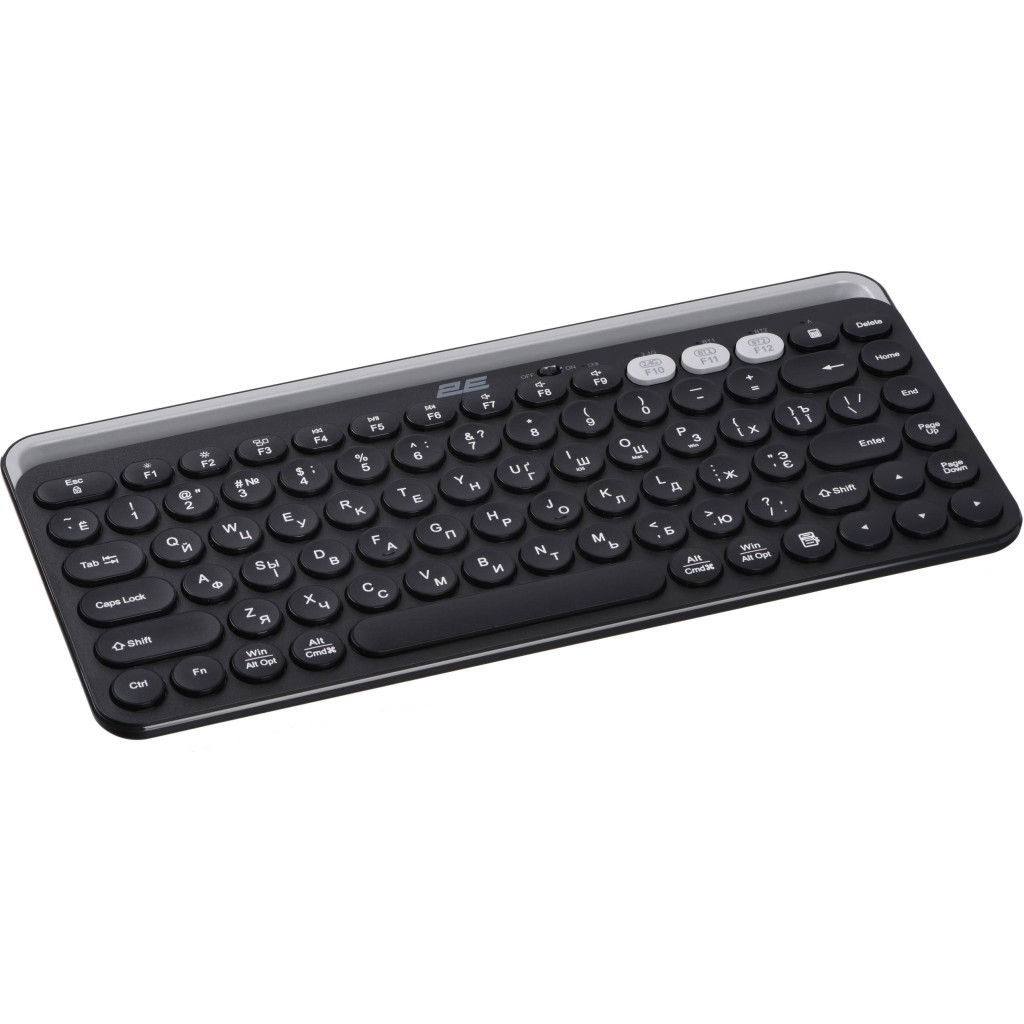 Клавіатура 2E KS250 Wireless/Bluetooth Black (2E-KS250WBK) - зображення 5