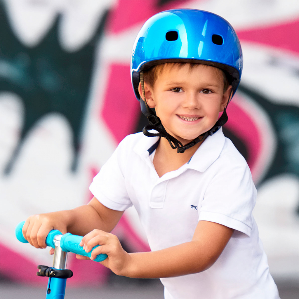 Шолом Micro Dark Blue LED M 52-56 cm (AC2083BX) - зображення 8