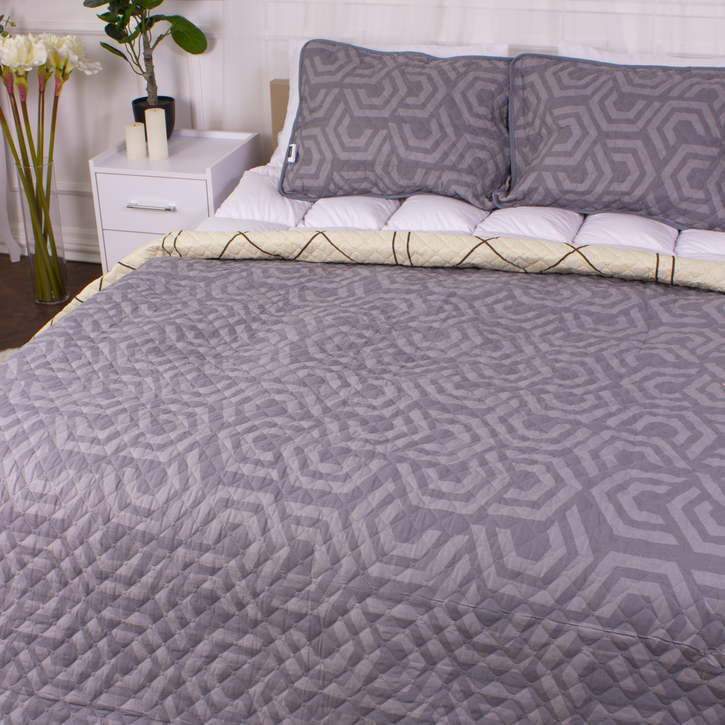 Покривало MirSon набір Color Fun Line №7022 Sun rays 150х210 + наволочка 50х70 (2200005375303) - зображення 5