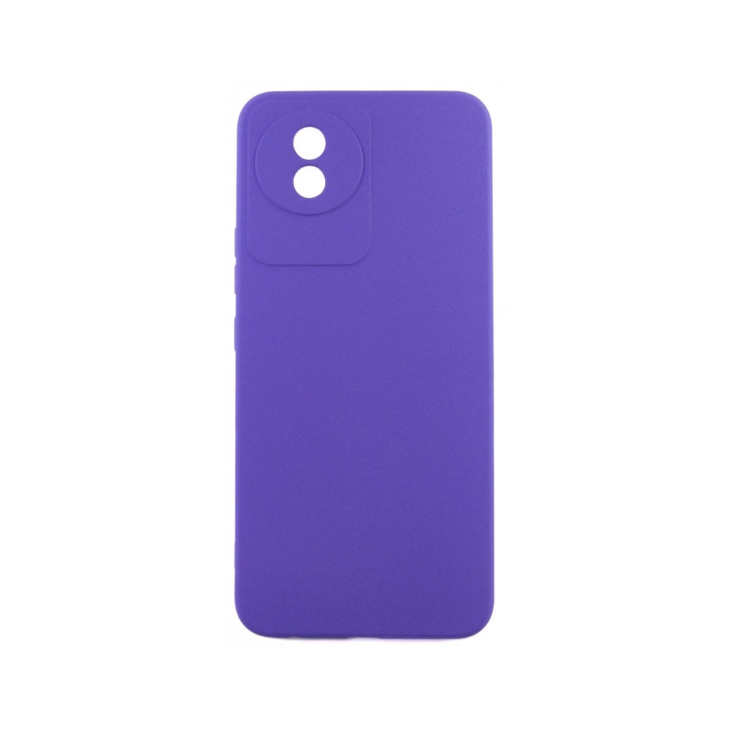 Чохол до мобільного телефона Dengos Carbon Vivo Y02 (purple) (DG-TPU-CRBN-182) - зображення 1