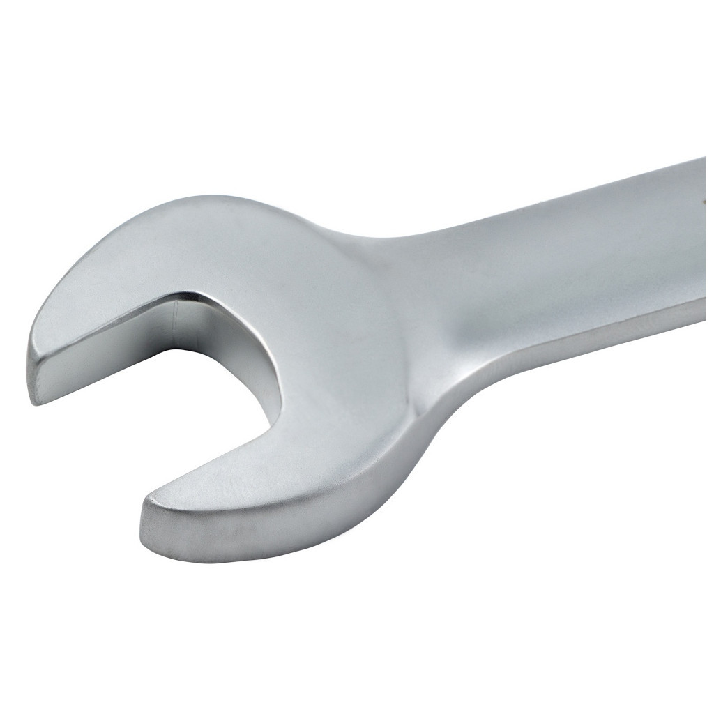 Ключ Sigma ріжково-накидний тріскачковий 8шт (8,10,12,13,14,15,17,19мм) CrV satine (6010521) - зображення 3