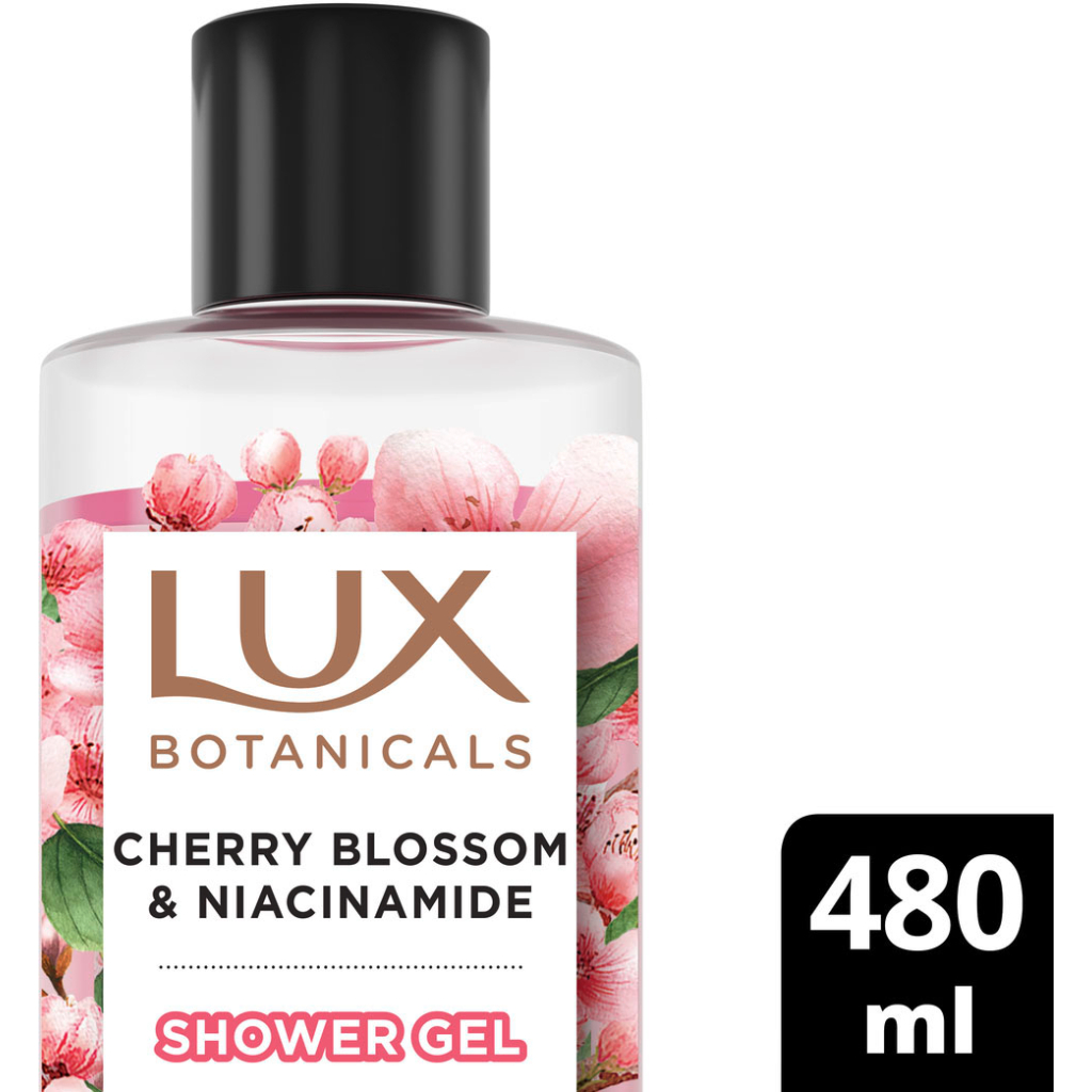 Гель для душу Lux Botanicals Цвіт вишні та ніацинамід 480 мл (8720181499814) - зображення 3