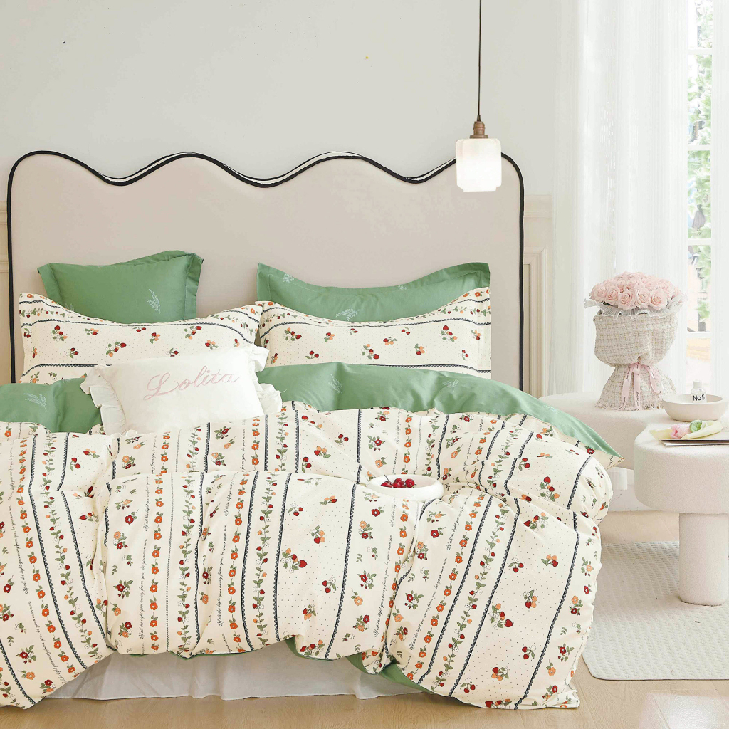 Постільна білизна Home Line Суниці Сатин Твіл євро (176125) - зображення 2