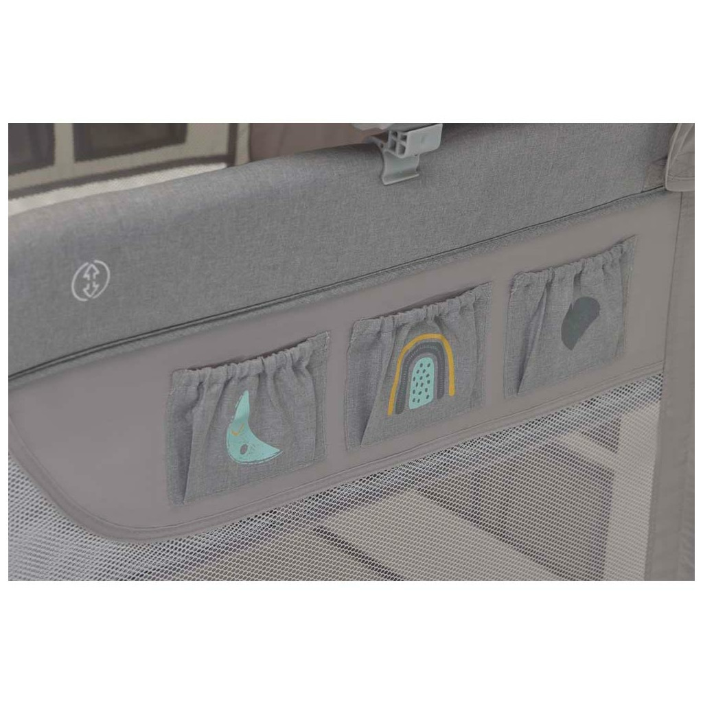 Дитячий манеж Espiro ліжечко Dream 2022 (117 Graphite Sketch) (205415) - зображення 6