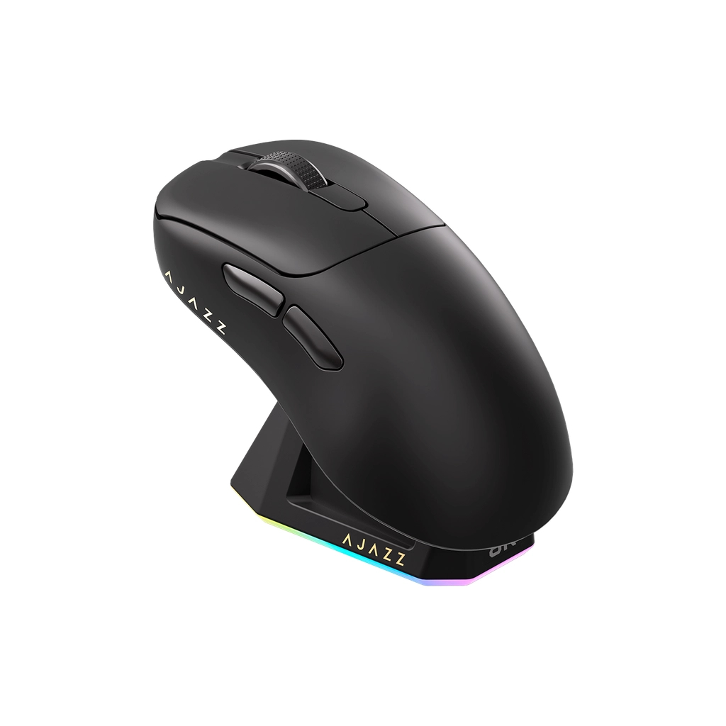 Мишка Ajazz AJ179PRO Wireless/Bluetooth/USB Charging Dock Black (AJ179-PRO-B) - зображення 1