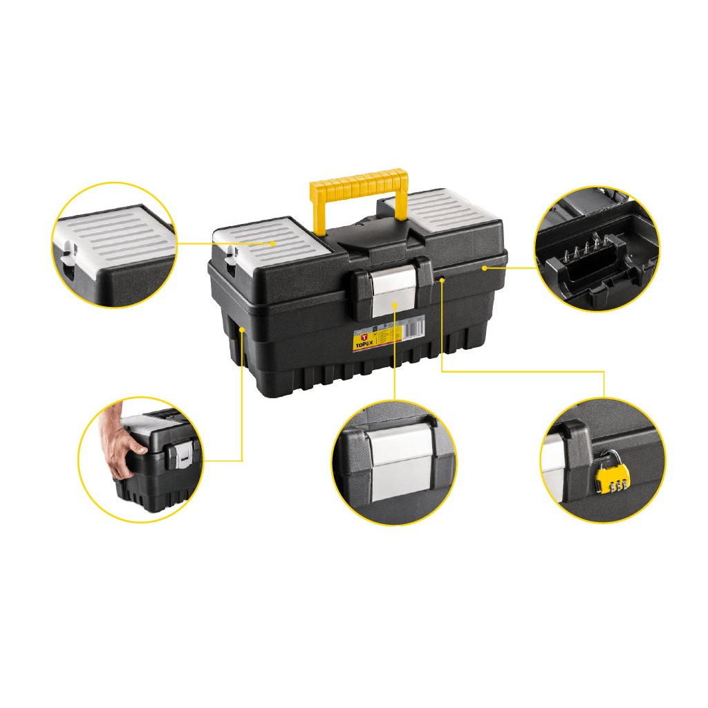 Ящик для інструментів Topex 15 " (79R131) - зображення 2