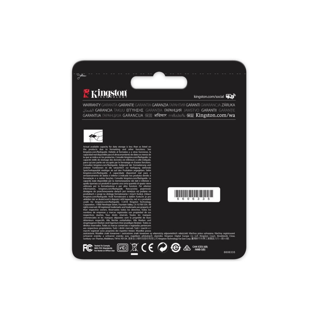 Карта пам'яті Kingston 256GB SDXC class 10 UHS-I U3 (SDG/256GB) - зображення 3