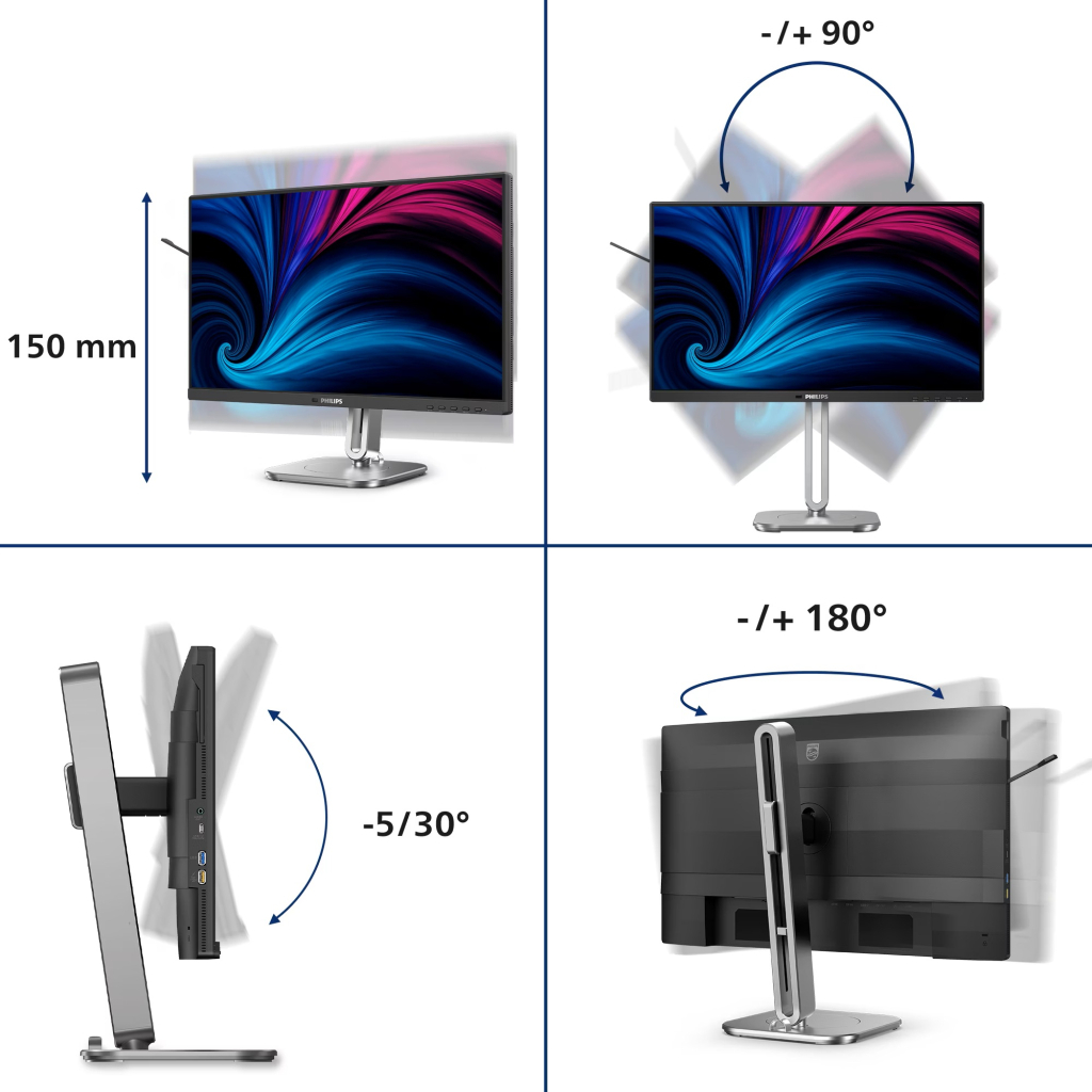 Монітор Philips 24B2U4301/00 - зображення 5