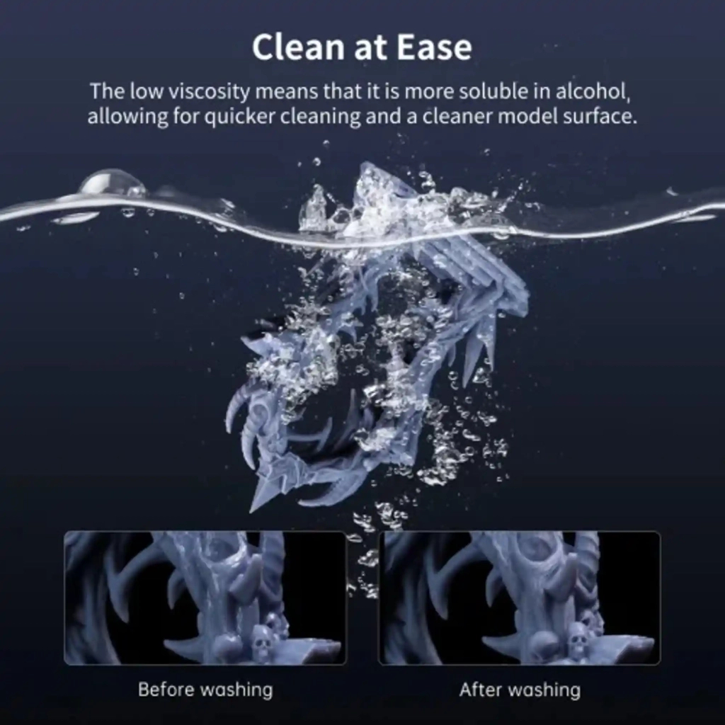 Фотополімерна смола Anycubic High Speed Resin, 1 кг GY (SGS2GY-101A) - зображення 3