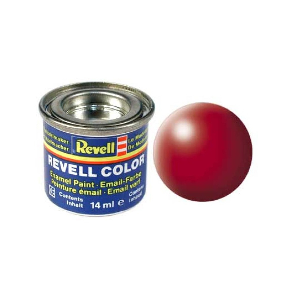 Аксесуари до збірних моделей Revell Фарба емалева 330. Вогненно-червона, шовково-матова. 14 мл (RVL-32330) - зображення 1