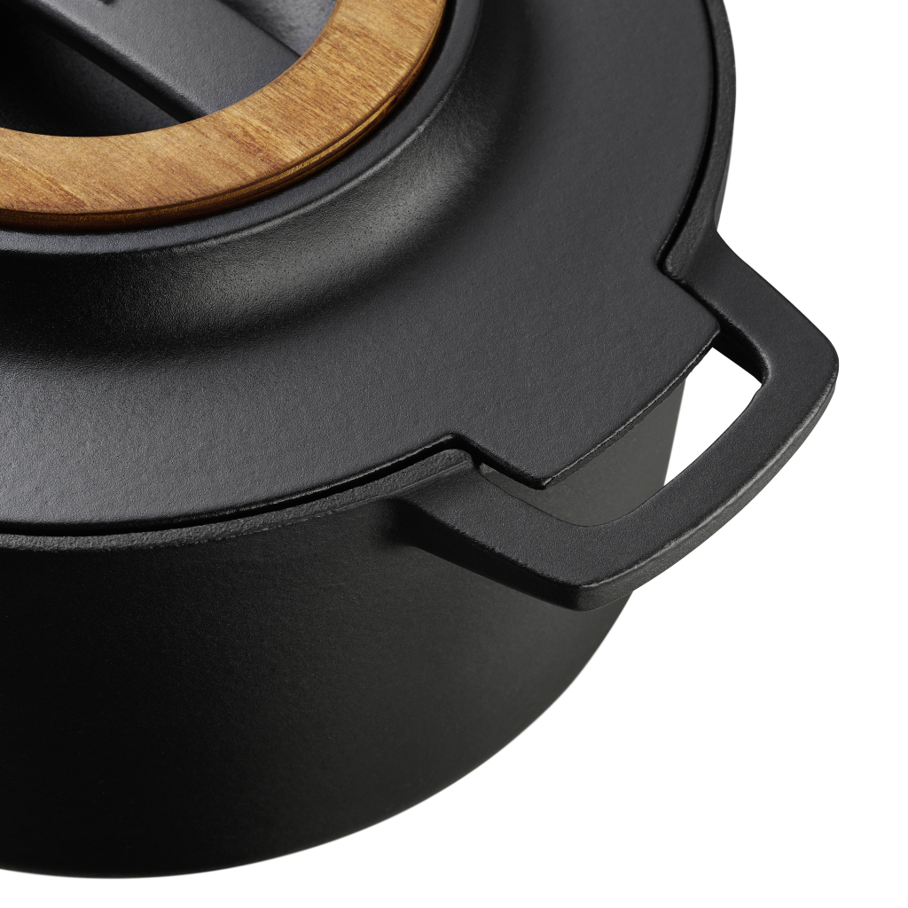 Каструля Fiskars Norden чавунна 4 л чорна (1026565) - изображение 6