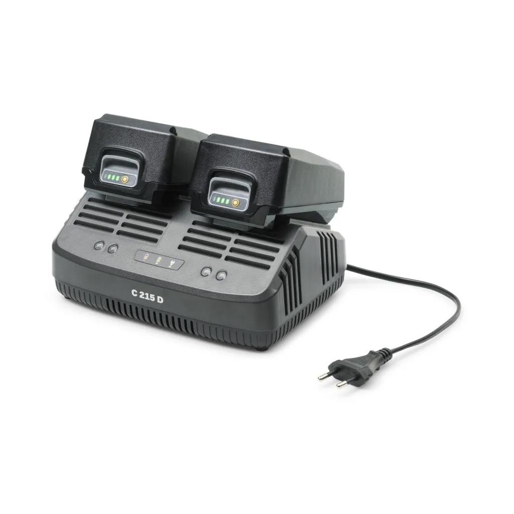 Зарядний пристрій для акумуляторів інструменту Stiga 20В, 2A (C215D) - зображення 3