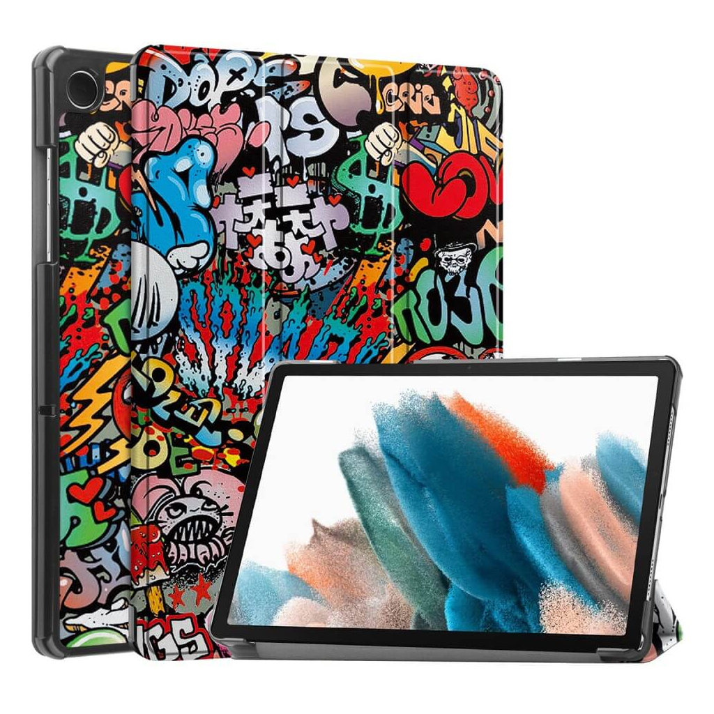 Чохол до планшета BeCover Smart Case Samsung Galaxy Tab A11 SM-X133/X135 8.7" Graffiti (713975) - зображення 2