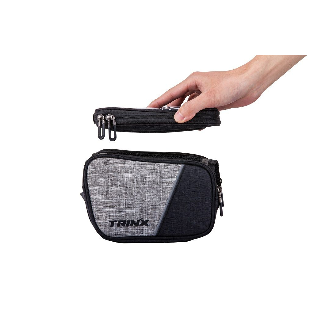 Велосумка нарамна Trinx TB70 Grey (TB70.Grey) - зображення 2
