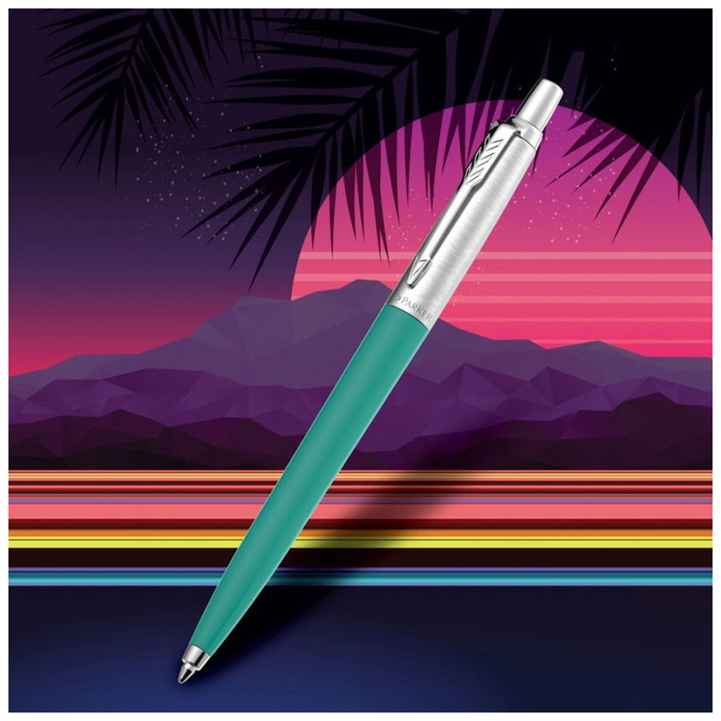 Ручка кулькова Parker JOTTER 17 Originals 80s Caribbean Green CT BP + Apple Green CT BP блістер (15 996_3534_2291) - зображення 2