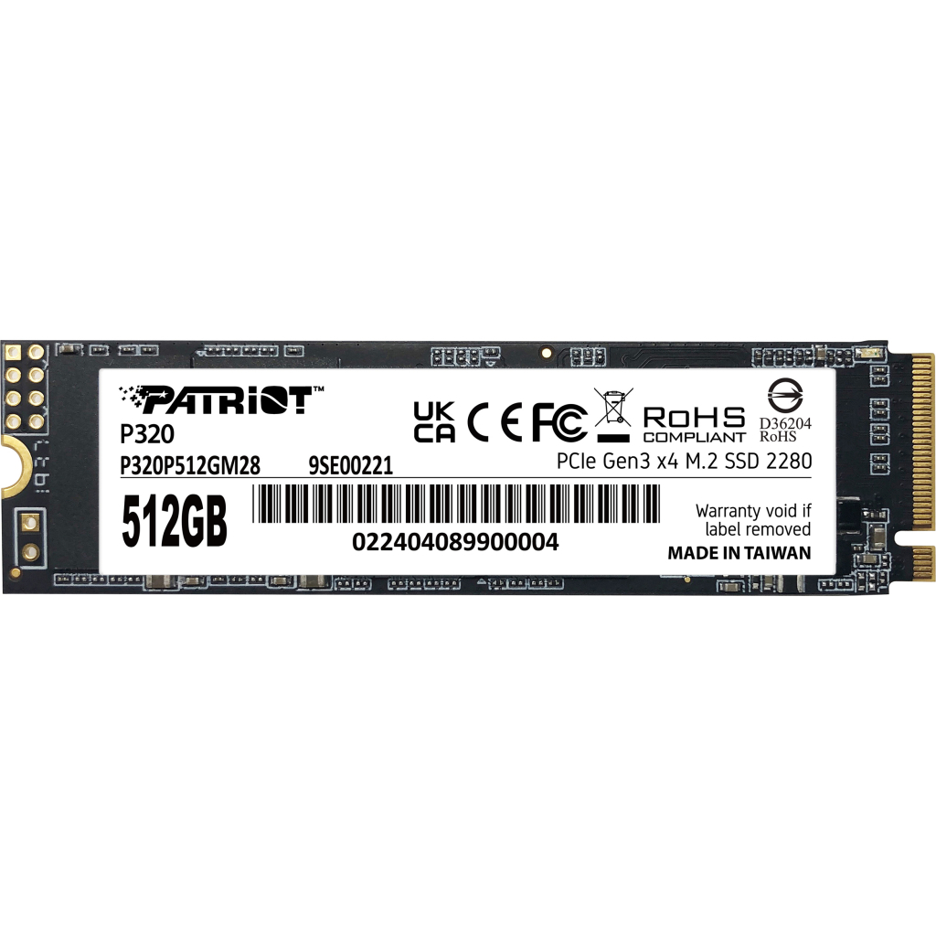 Накопичувач SSD M.2 2280 512GB Patriot (P320P512GM28) - зображення 1