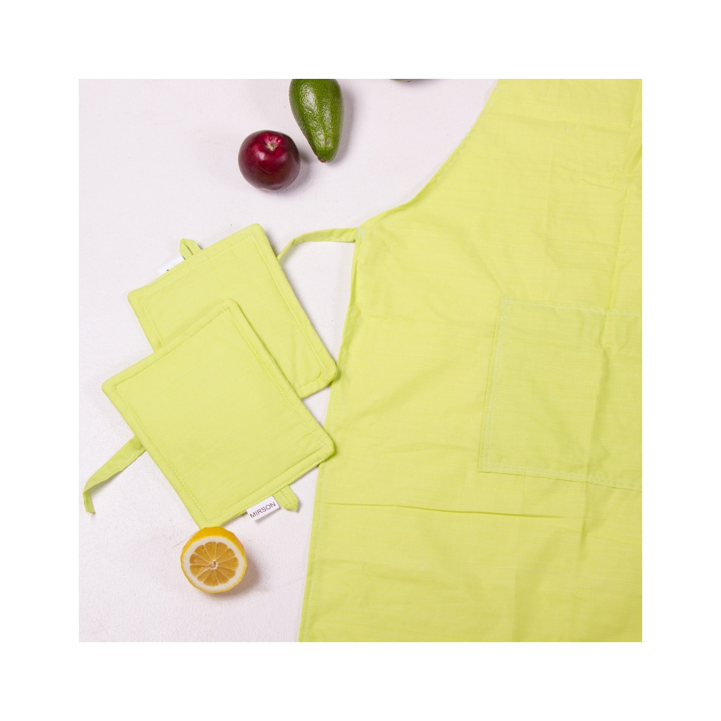 Фартух MirSon Набір 12-0714 Daniela бязь дві прихватки + дві рукавички-прихватки + фартух (2200006752707) - зображення 3