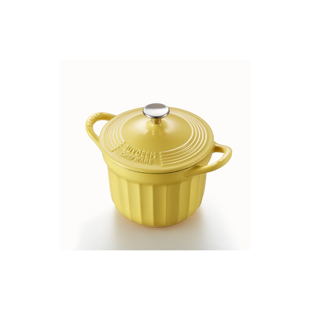 Гусятниця Buydeem CP541 Mellow Yellow чавунна емальована 1.8 л (CP541-MY) - зображення 5