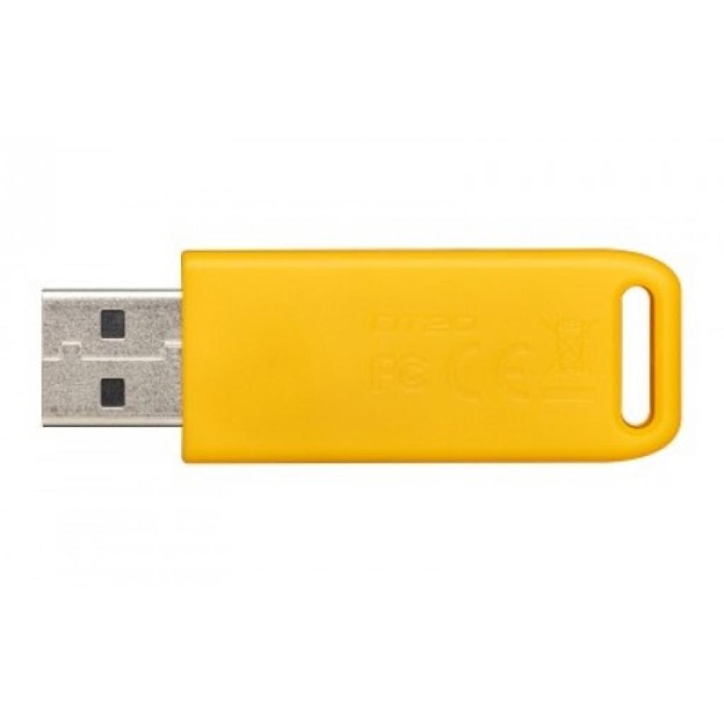 USB флеш накопичувач Kingston 32GB DataTraveler 20 Yellow USB 2.0 (KC-U2E32-6XY) - зображення 3