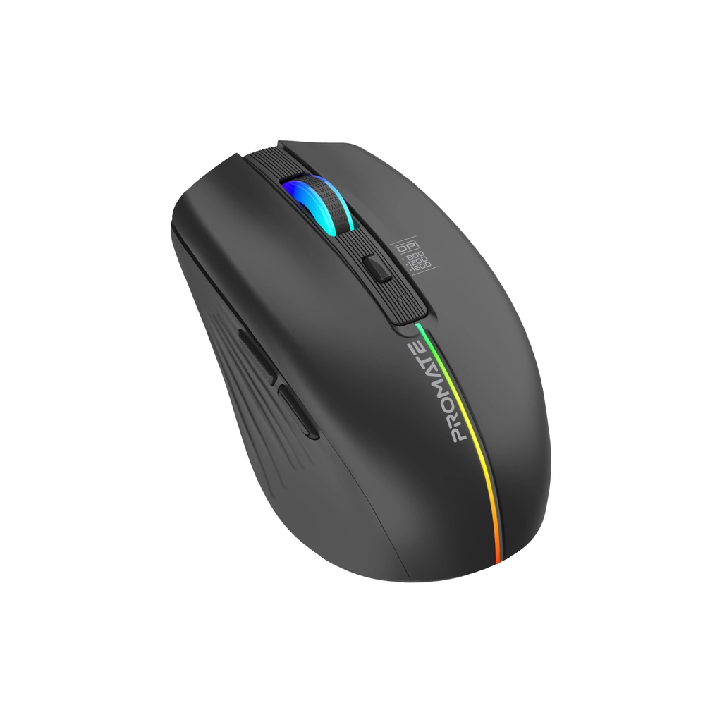 Мишка Promate Kitt Wireless Black (kitt.black) - зображення 1