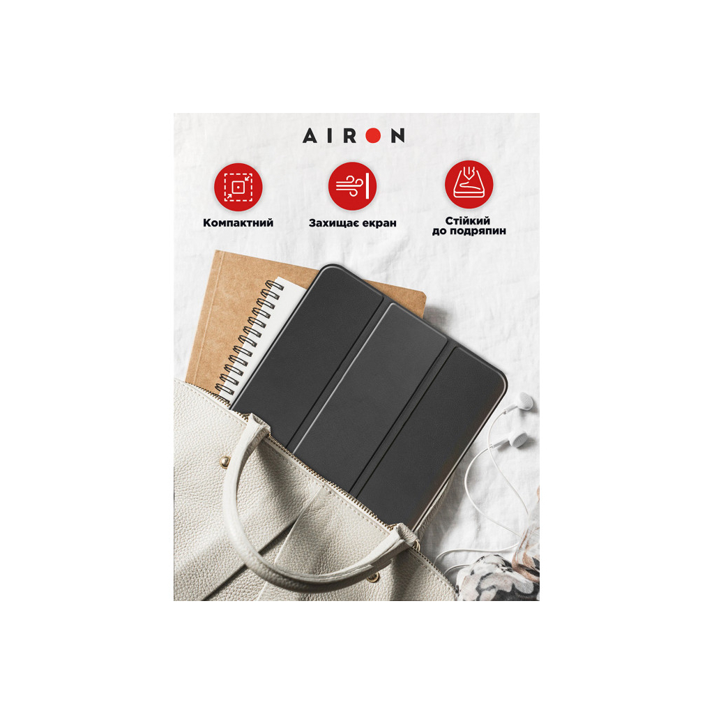 Чохол до планшета AirOn Premium Lenovo Tab P11 Pro 2nd Gen 11.2" + Film Black (4822352781086) - зображення 10