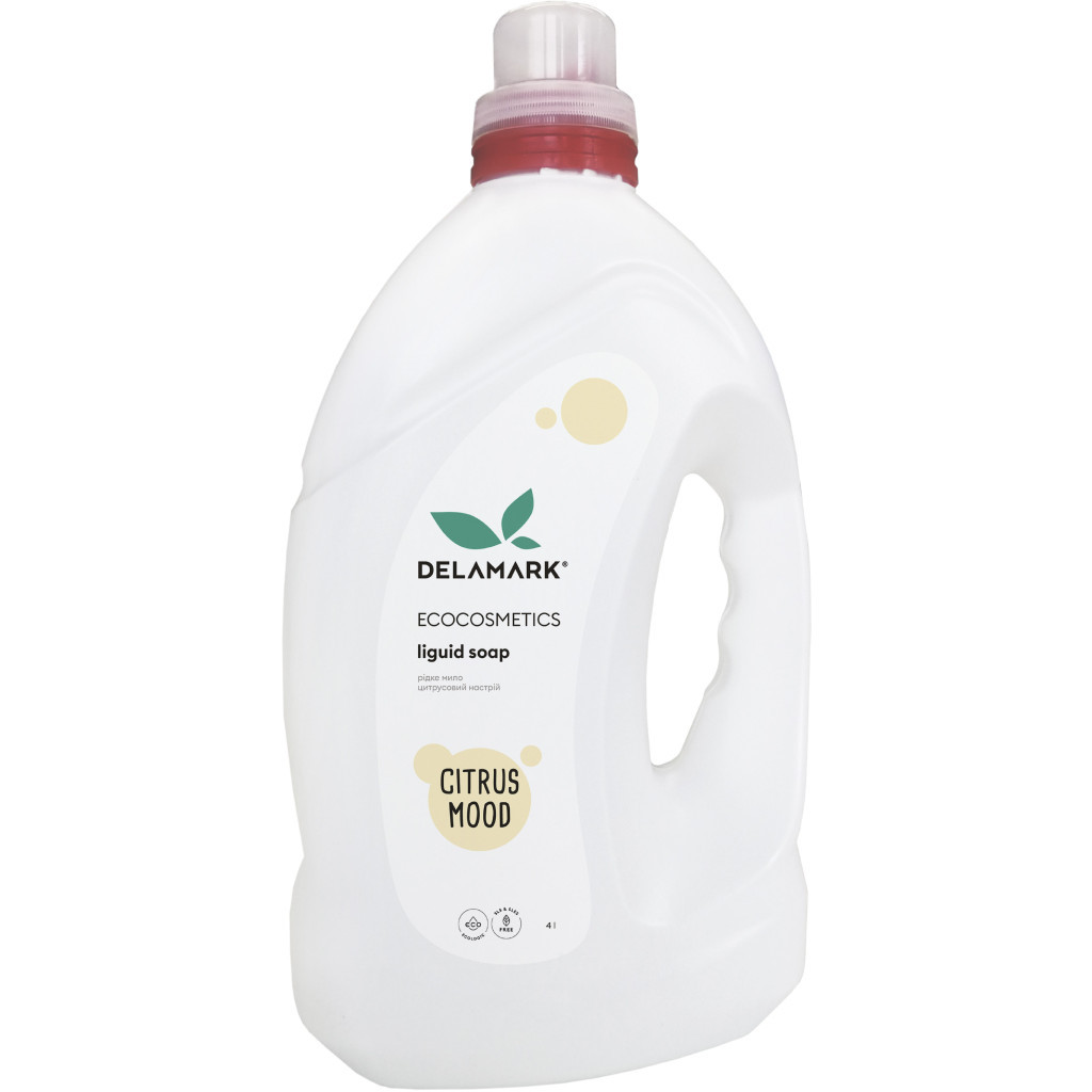 Рідке мило DeLaMark Цитрусовий настрій 4 л (4820152332035) - зображення 1