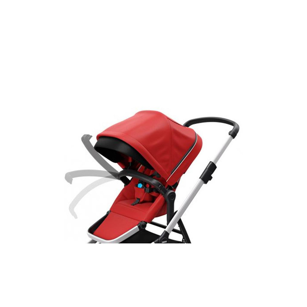 Коляска Thule 2 в 1 Sleek + Bassinet Energy Red (TH11000009) - зображення 10
