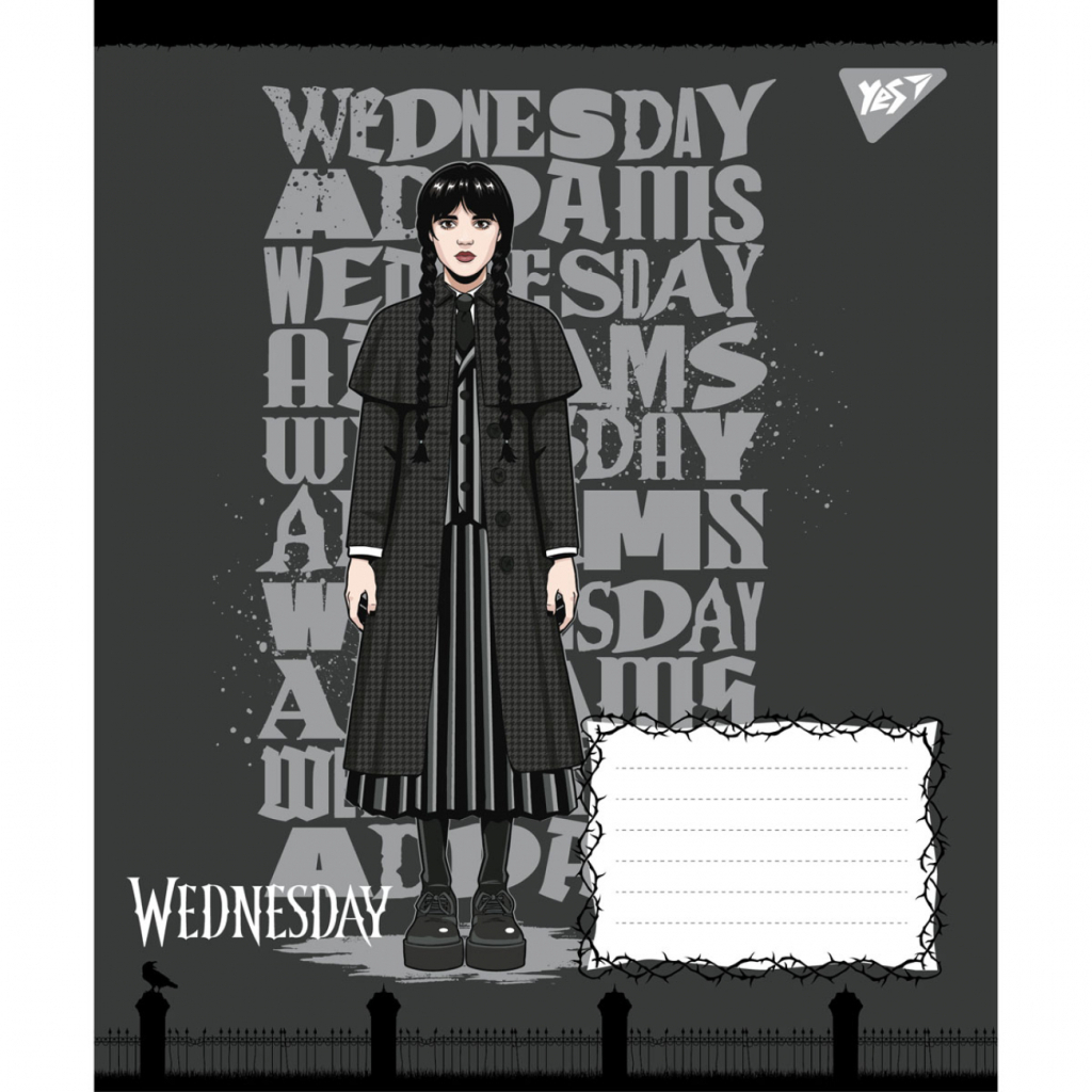 Зошит Yes Wednesday Школа Загадок А5 18 аркушів лінія (768270) - зображення 6