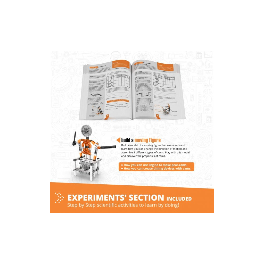 Конструктор Engino Stem Механіка: Вали і Кривошипи (STEM04) - зображення 4