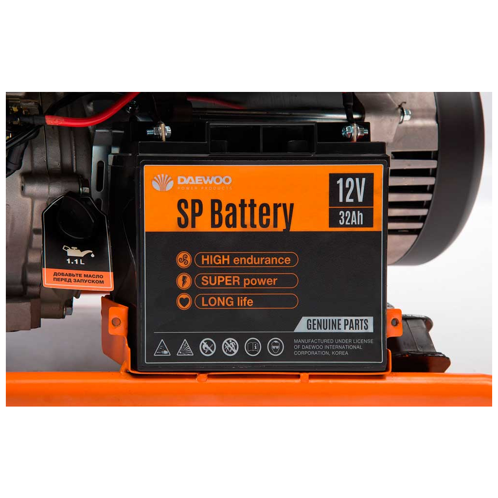 Генератор Daewoo GDA 7500E 6,5kW (GDA7500E) - зображення 5